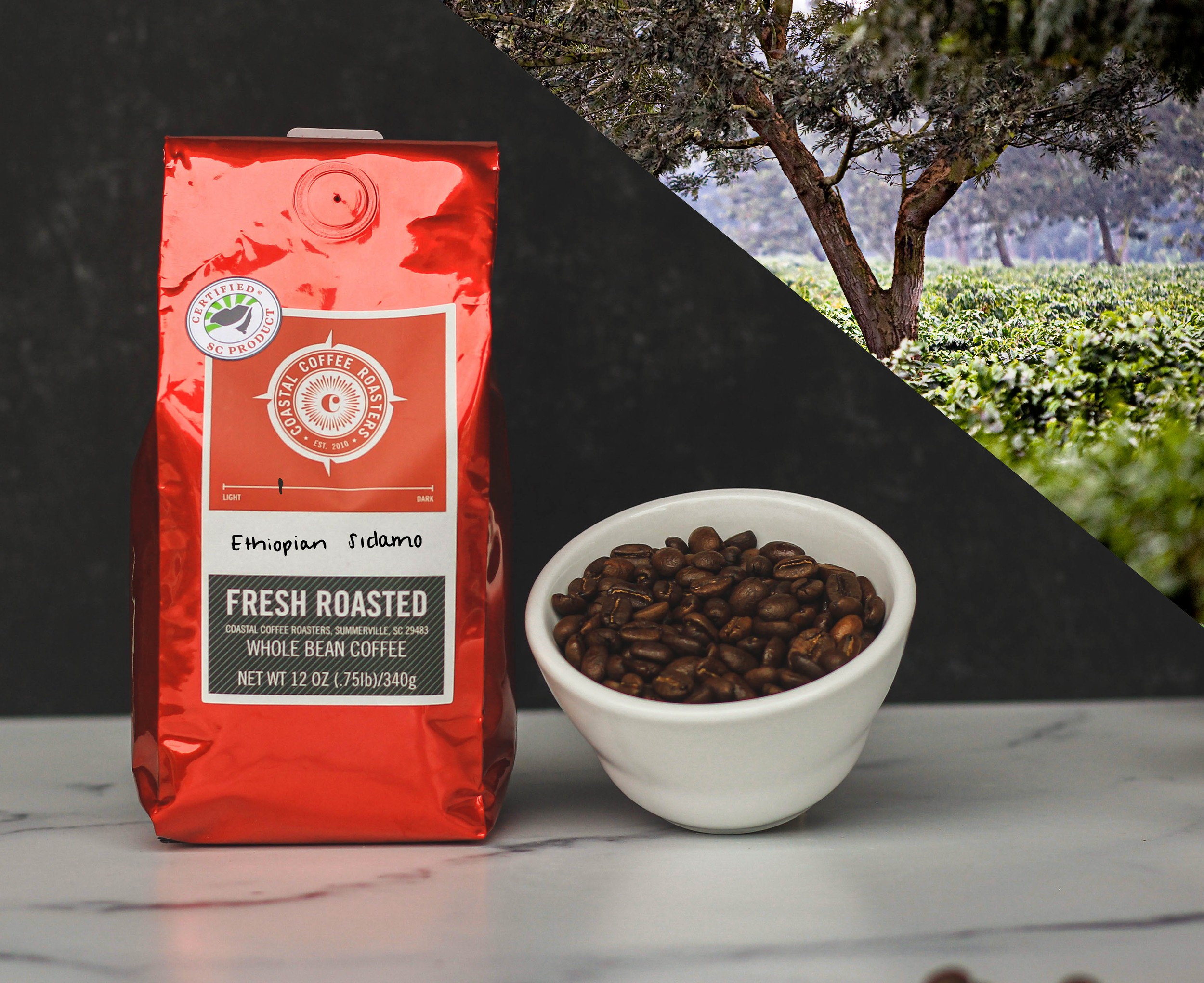 Yirgacheffe (420º F. floral) — Coastal Coffee Roasters